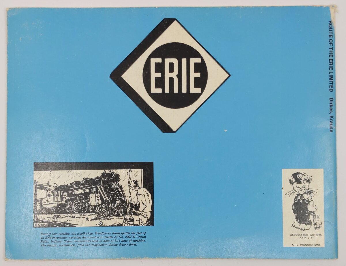 The Route Of The Erie Limited Paperback Book By Rod Dirkes & John Krause VG