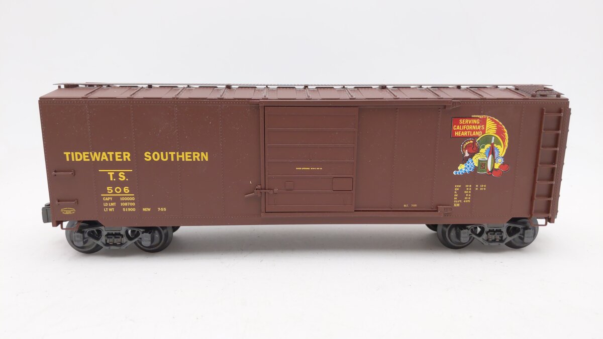 K-Line K761-80163 Tidewater Southern Boxcar #506 (Western Depot Exclusive) LN/Box