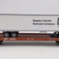 MTH 20-98156 O Gauge Western Pacific Flatcar w/40' Trailer #13207 EX/Box