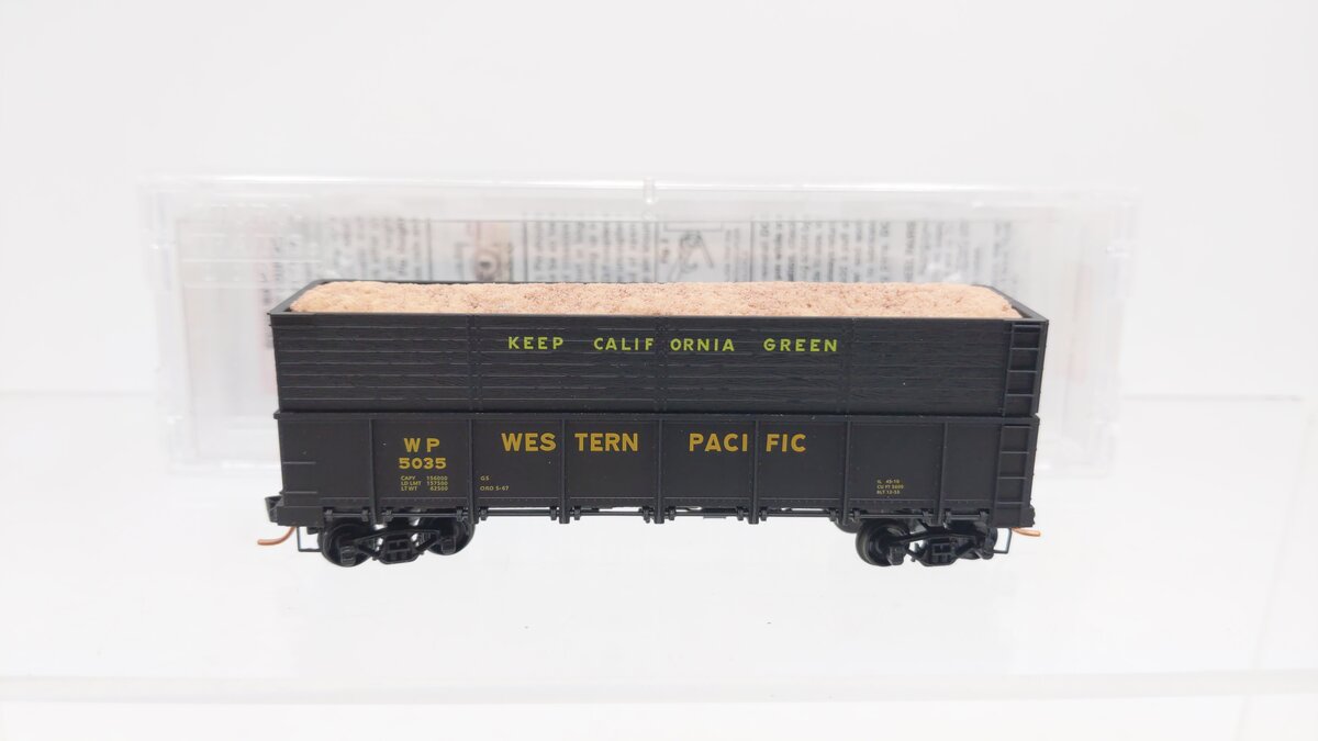 Micro-Trains 08400060 N WP 40' Drop Bottom Gondola w/Side Extension #5035