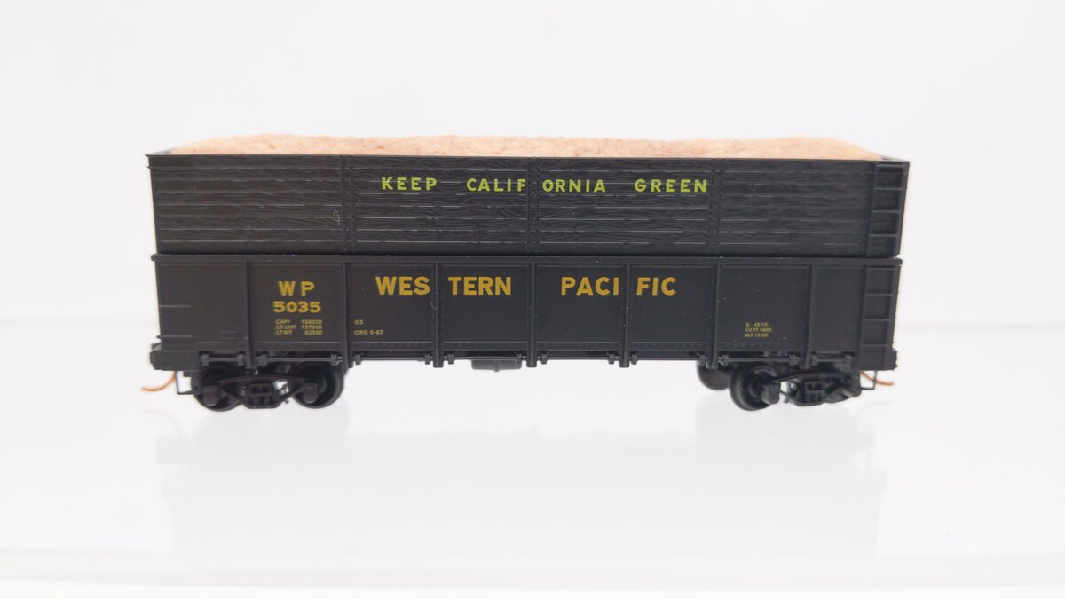Micro-Trains 08400060 N WP 40' Drop Bottom Gondola w/Side Extension #5035