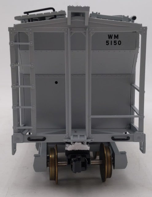 Aristo-Craft ART41298X G Gauge WM 2-Bay Covered Hopper Car #5150 (Metal Wheels) EX/Box