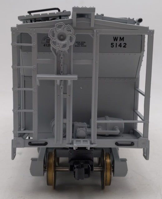 Aristo-Craft ART41298X G Gauge WM 2-Bay Covered Hopper Car #5142 (Metal Wheels) EX/Box