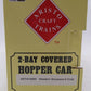 Aristo-Craft ART41298X G Gauge WM 2-Bay Covered Hopper Car #5142 (Metal Wheels) EX/Box