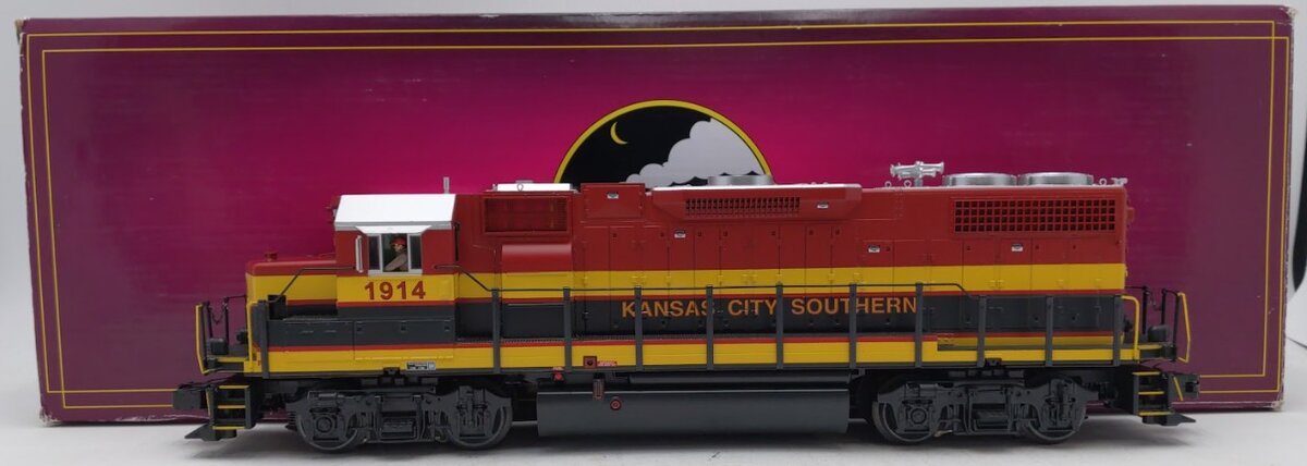 MTH 20-20486-1 O Gauge Kansas City Southern GP38-2 Diesel Engine #1914 PS3.0 EX/Box