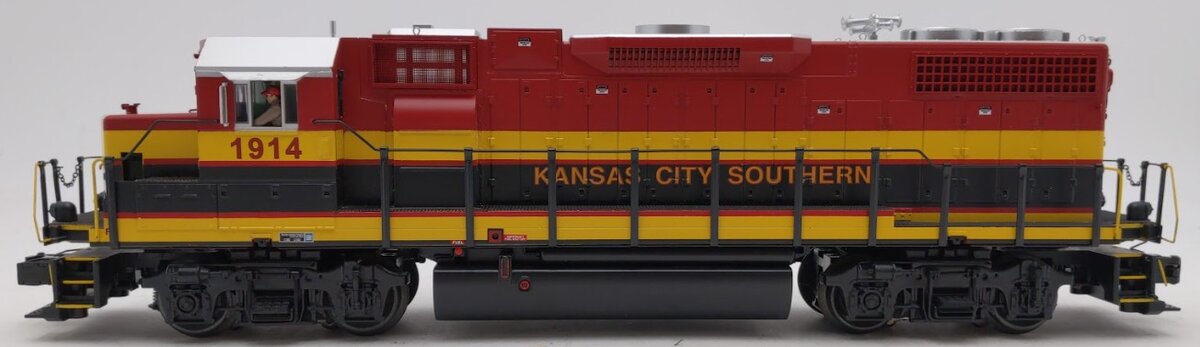 MTH 20-20486-1 O Gauge Kansas City Southern GP38-2 Diesel Engine #1914 PS3.0 EX/Box