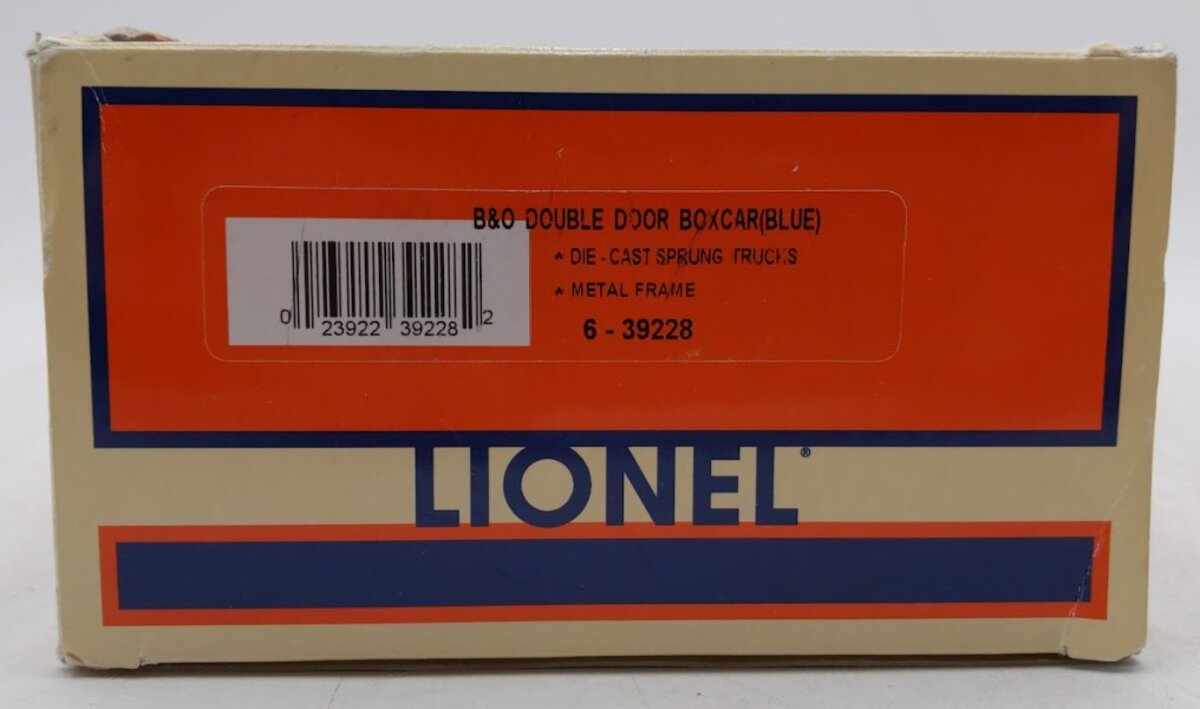 Lionel 6-39228 O Gauge Baltimore & Ohio Automobile Boxcar #6468 EX/Box