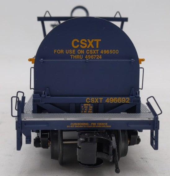 Atlas 3001702-4 O Gauge CSX 42' Coil Steel Car #496692 [3 Rail] VG/Box