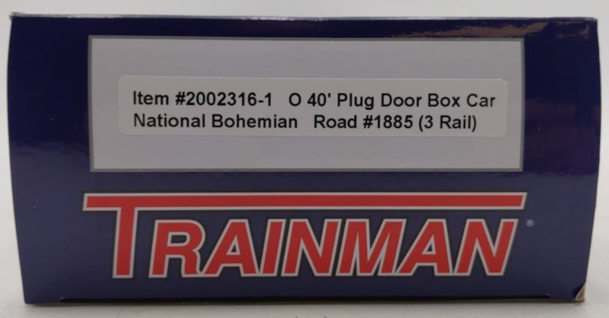 Atlas 2002316 O Gauge National Bohemian 40' Plug Door Boxcar #1885 (3-Rail) EX/Box