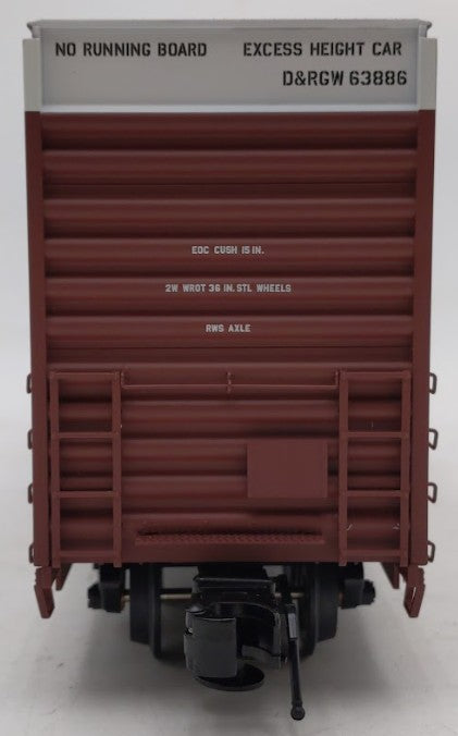 Atlas 8624-1 O Gauge Rio Grande 60' Berwick Hy-Cube Box Car #63886 (3Rail) EX/Box