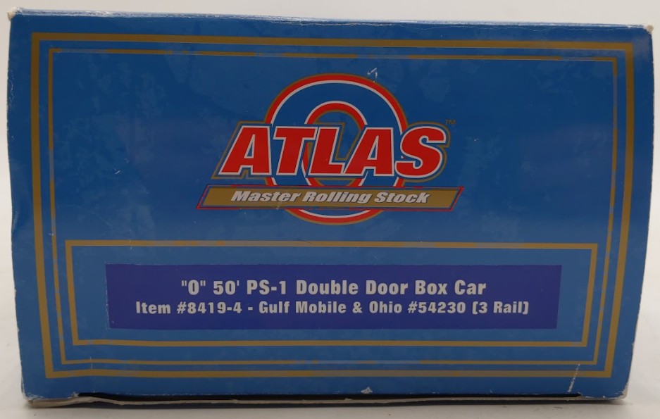 Atlas 8419-4 O Gauge GM&O 50' PS-1 Double Door Boxcar #54230 [3 Rail] LN/Box