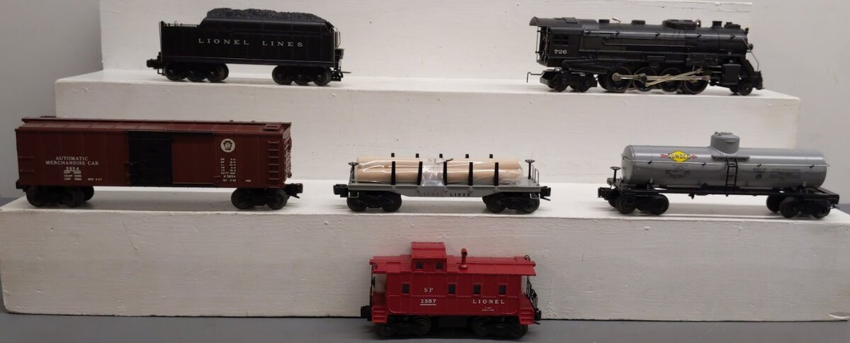 Lionel 6-38338 O Gauge PWC Berkshire Steam Freight Train Set #2129WS EX/Box