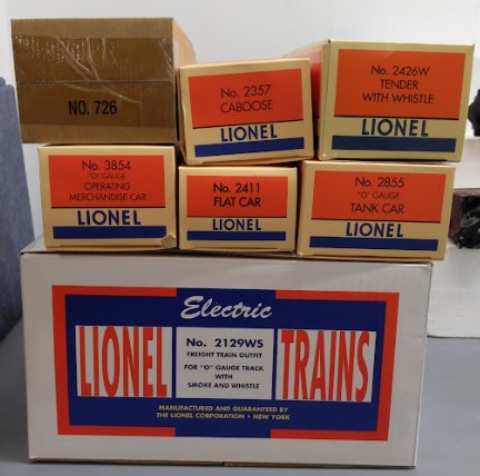 Lionel 6-38338 O Gauge PWC Berkshire Steam Freight Train Set #2129WS EX/Box