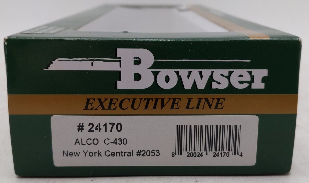 Bowser 24170 HO Scale New York Central Alco C430 Standard DC #2053 EX/Box