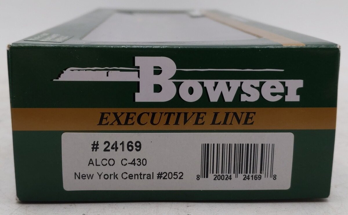 Bowser 24169 HO Scale New York Central Alco C430 Locomotive #2052 EX/Box