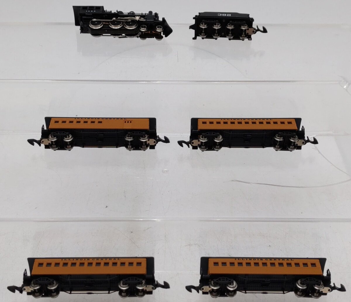 Marklin 81419 20th Anniv. Z Scale Illinois Central Steam Passenger Train Set EX/Box