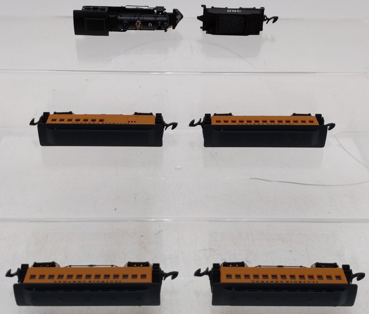 Marklin 81419 20th Anniv. Z Scale Illinois Central Steam Passenger Train Set EX/Box