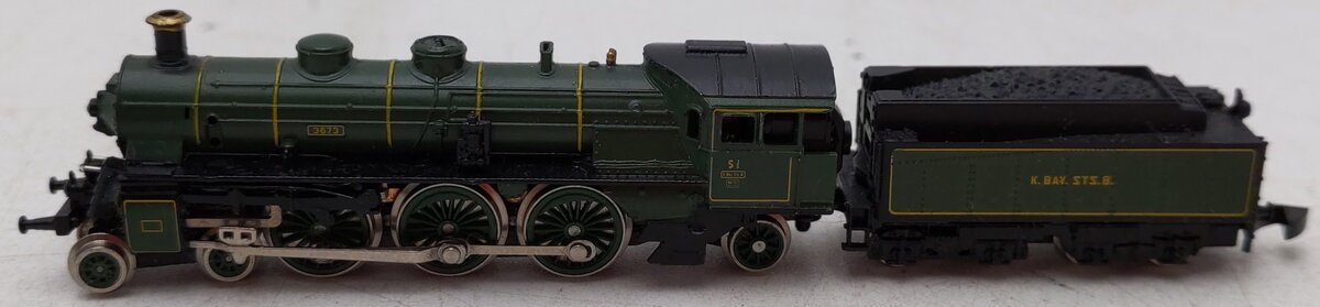 Marklin 8892 Z Bavarian 4-6-2 Steam Locomotive & Tender EX/Box