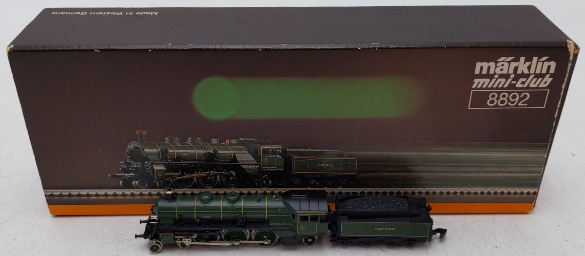 Marklin 8892 Z Bavarian 4-6-2 Steam Locomotive & Tender EX/Box