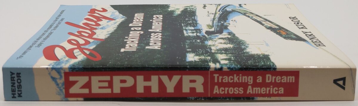 Zephyr Tracking A Dream Across America Paperback Book By Henry Kisor EX