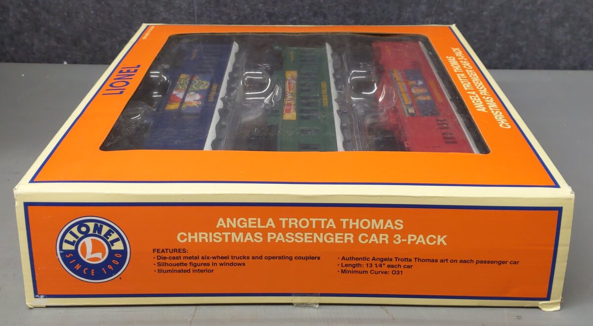 Lionel 6-84765 O Angela Trotta Thomas Christmas Passenger Cars EX/Box