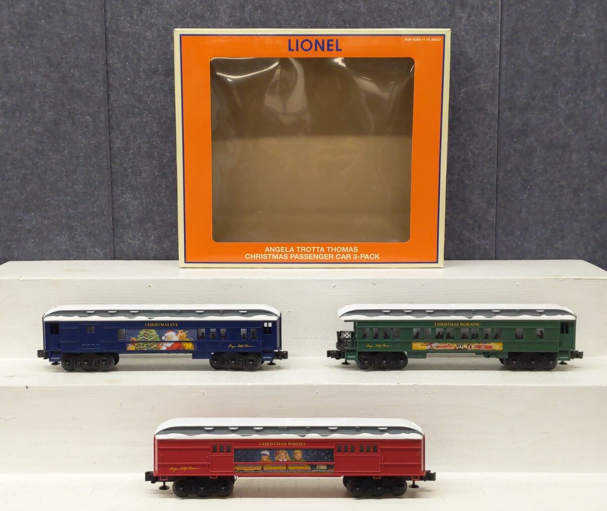 Lionel 6-84765 O Angela Trotta Thomas Christmas Passenger Cars EX/Box