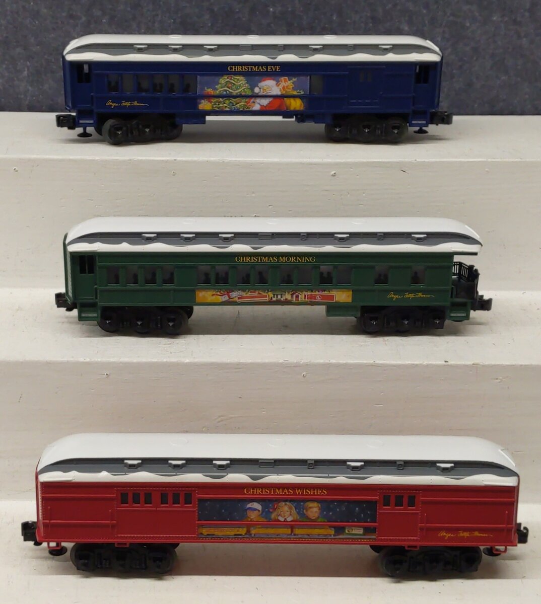 Lionel 6-84765 O Angela Trotta Thomas Christmas Passenger Cars EX/Box