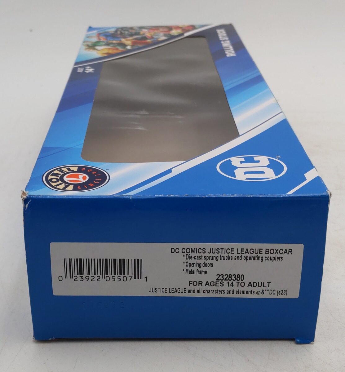 Lionel 2328380 O DC Justice League Boxcar LN/Box