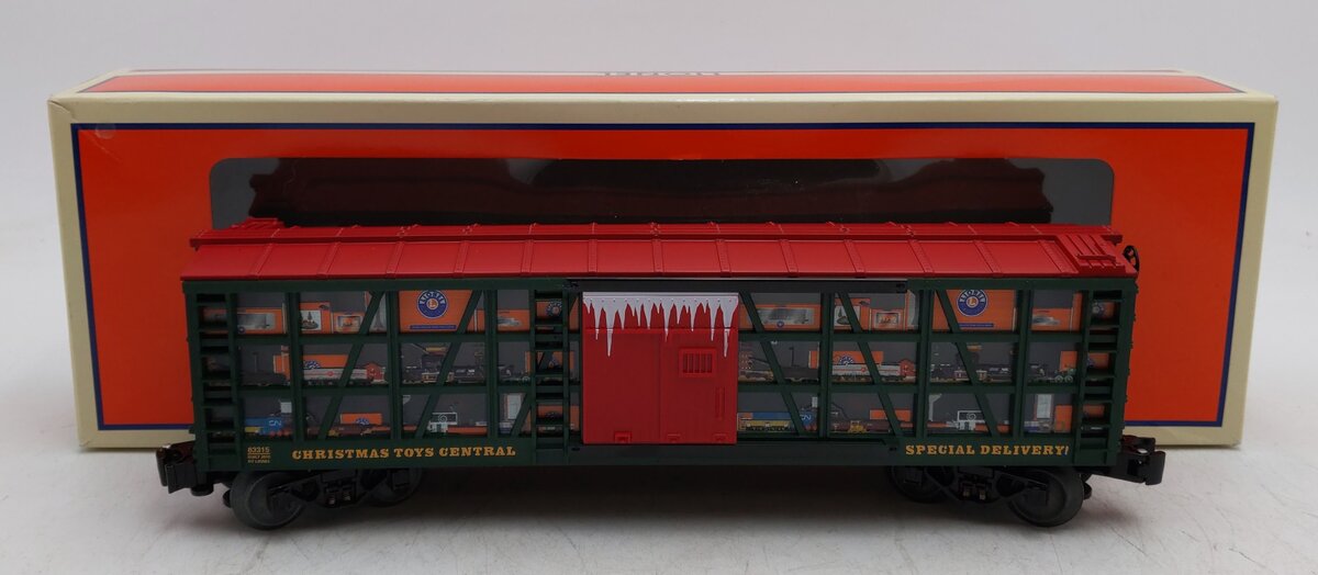 Lionel 6-83315 O Christmas Toys Stock Car        LN/Box