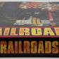 Railroads: A History In Photographs Paperback Book By Steve Barry EX