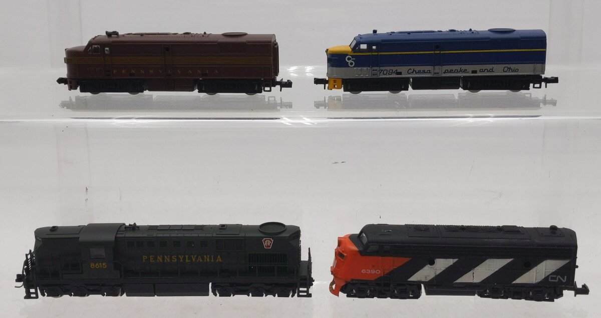 MRC & Bachmann N Scale Diesel Locomotives #6390,8615,7094 [4] LN
