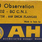 AHM 6202-BC HO C.N.J The Blue Comet "De Vico" 1920 Observation Car LN/Box