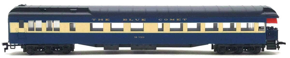 AHM 6202-BC HO C.N.J The Blue Comet "De Vico" 1920 Observation Car LN/Box