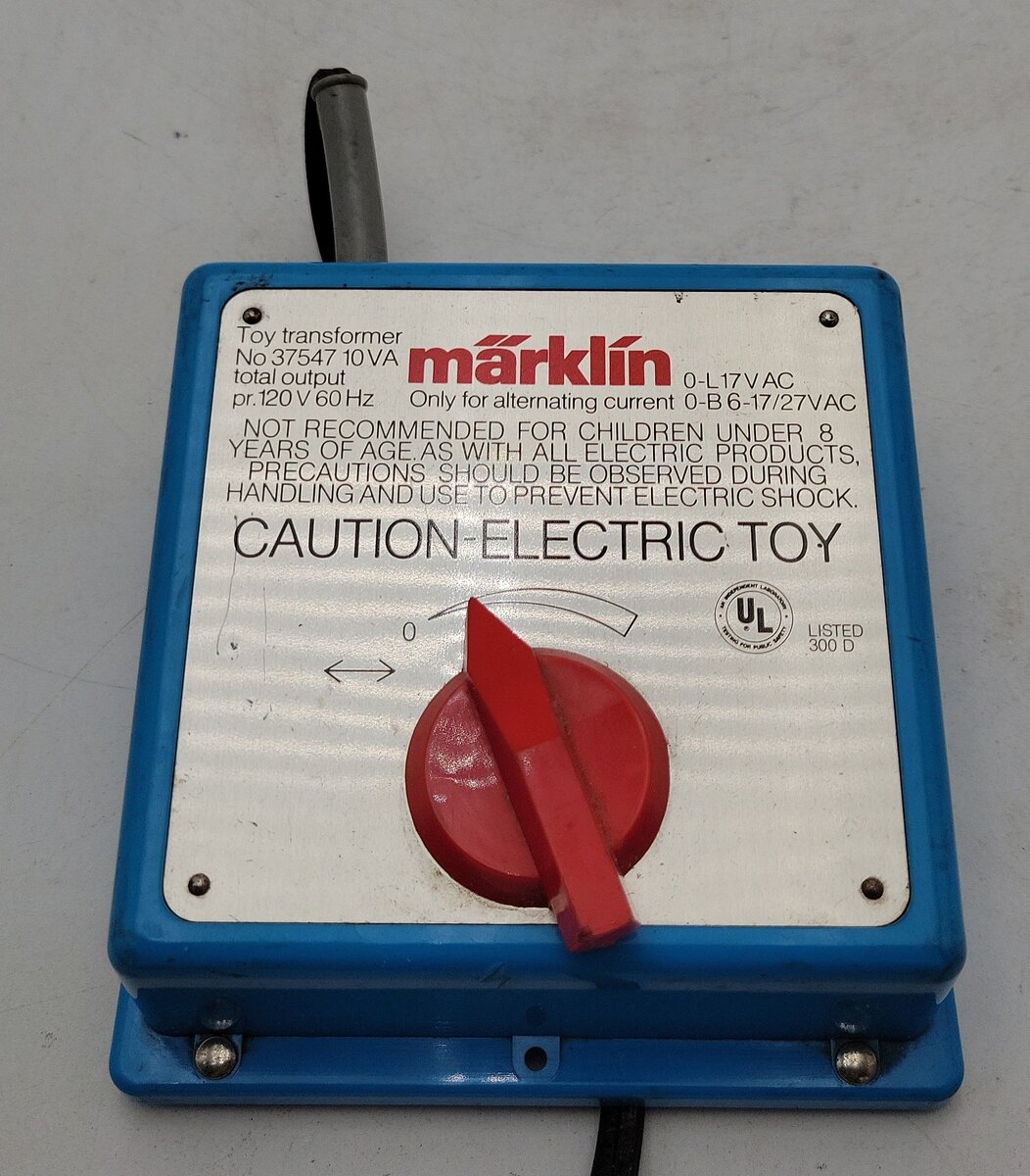 Marklin 37547 Toy Transformer 10 VA 60 HZ EX