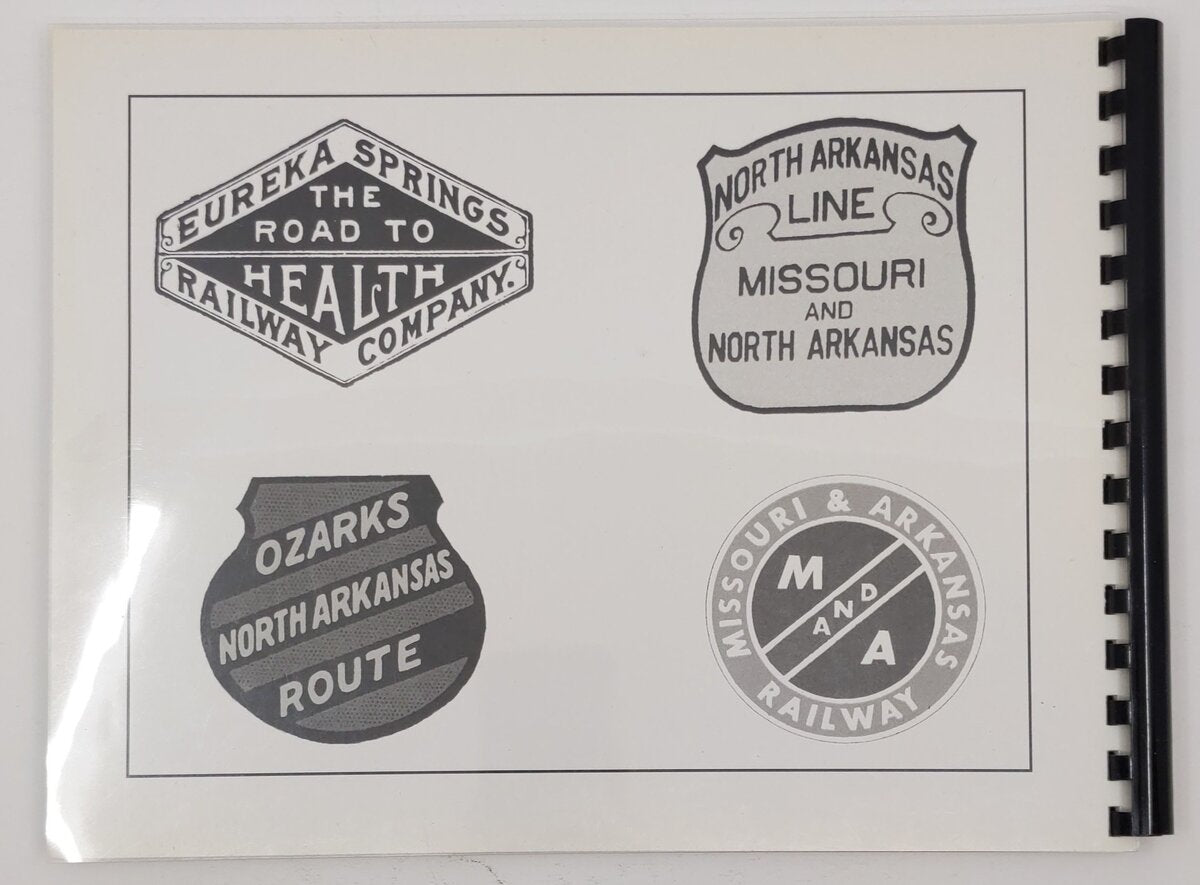 Locomotives And Motor Cars Missouri And North Arkansas Railroad Spiralbound Book EX