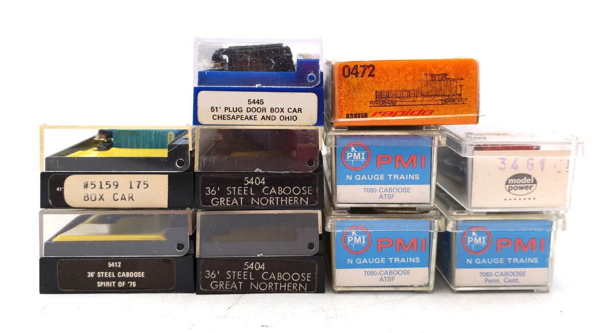 Bachmann & Other N Scale Assorted Freight Cars [10] EX