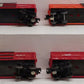 Lionel O Gauge Assorted Stock Freight Cars [4] VG