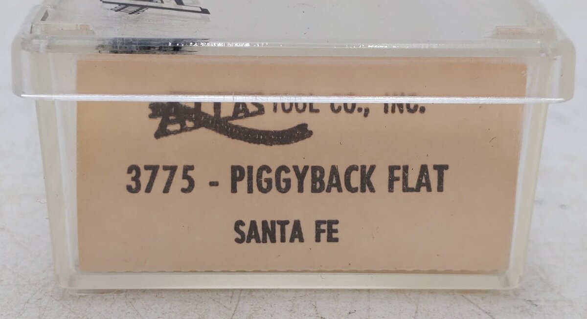 Atlas 3775 N Scale Santa Fe Piggyback Flatcar EX/Box