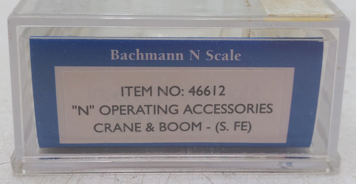 Bachmann 46612 N ATSF 250-Ton Operating Crane Car & Boom Tender EX/Box