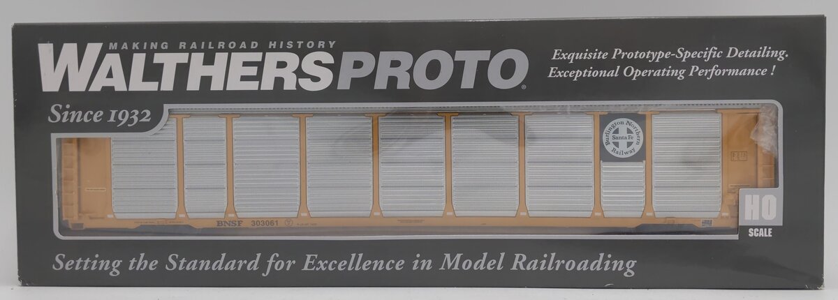 Walthers 920-101414 HO Burlington Northern Santa Fe 89' Auto Carrier #303061