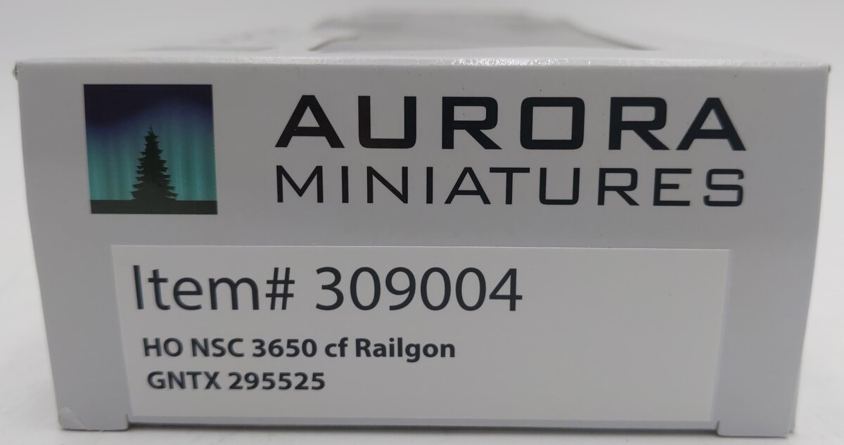 Aurora Miniatures 309004 HO Scale Railgon GNTX NSC 3650 cf Gondola Car #295525 NIB