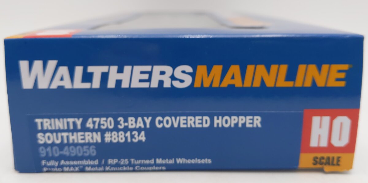 Walthers 910-49056 HO SOU 57' Trinity 4750 3-Bay Covered Hopper RTR #88134
