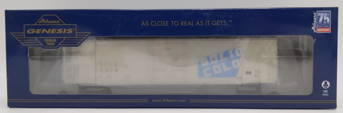 Athearn G66317 HO Scale SFLC FGE 57' Mechanical Reefer Car #2574 NIB