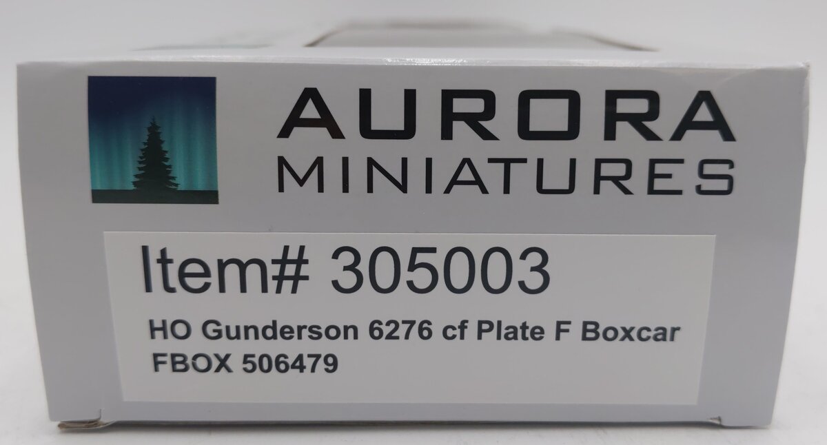Aurora Miniatures 305003 HO TTX Gunderson FBOX 6276 cf Plate F Boxcar #506479 LN/Box