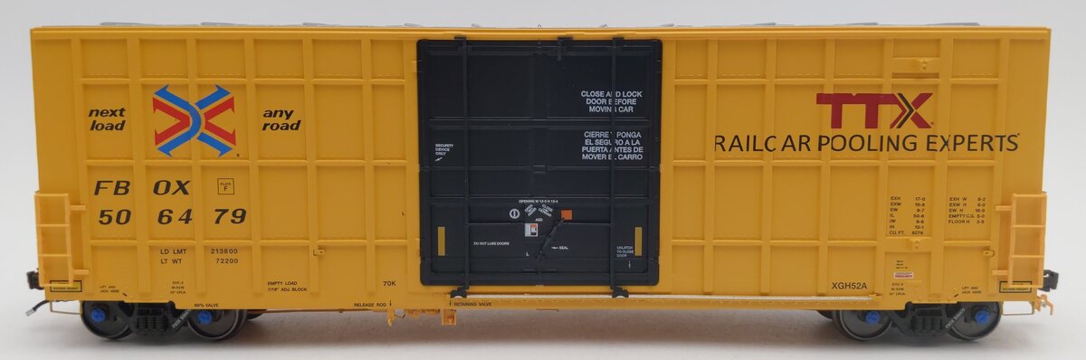 Aurora Miniatures 305003 HO TTX Gunderson FBOX 6276 cf Plate F Boxcar #506479 LN/Box