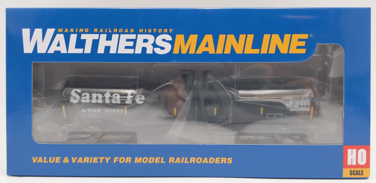 Walthers 910-48205 HO Santa Fe Trinity 25,000-Gallon Tank Car RTR #98658