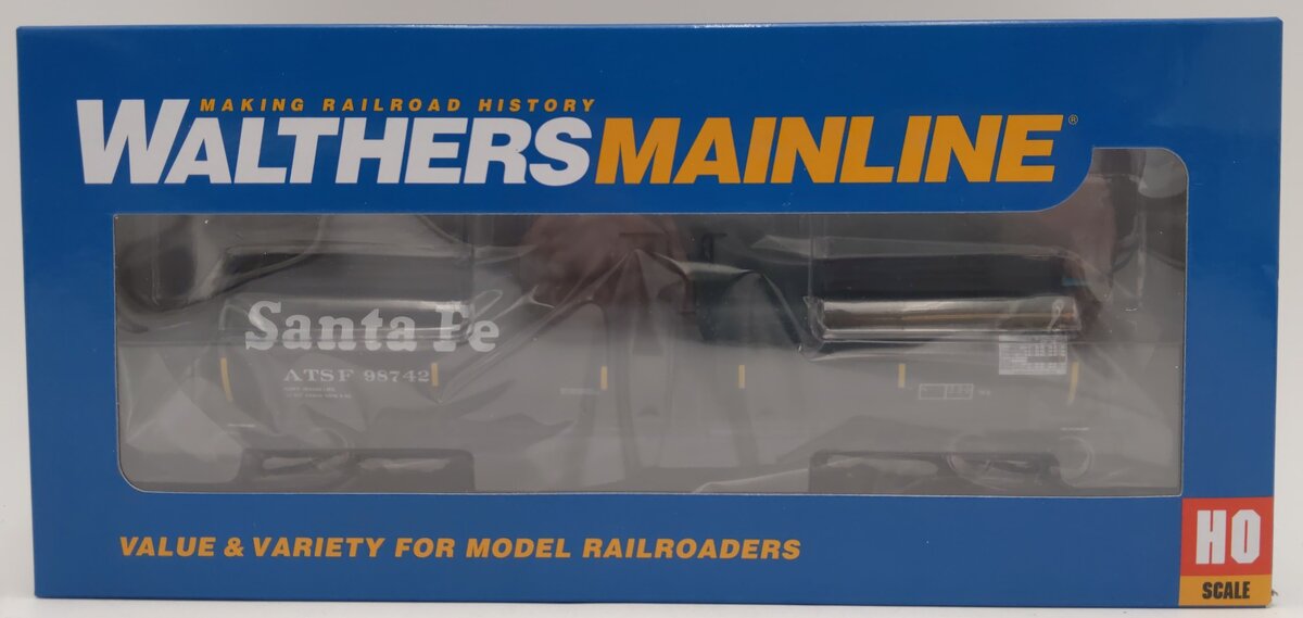Walthers 910-48206 HO Santa Fe Trinity 25,000-Gallon Tank Car RTR #98742