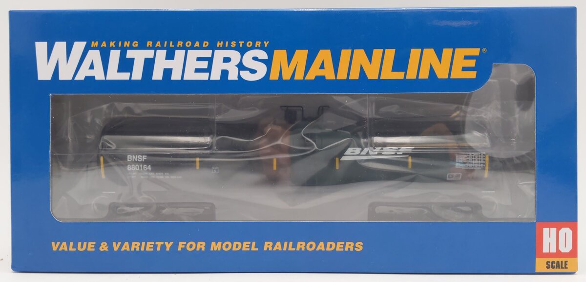 Walthers 910-48210 HO BNSF Trinity 25,000-Gallon Tank Car Ready to Run #880164