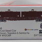 Scale Trains SXT38399 HO Scale A.T. Santa Fe 2-Hood 48' Coil Steel Car #92089 NIB