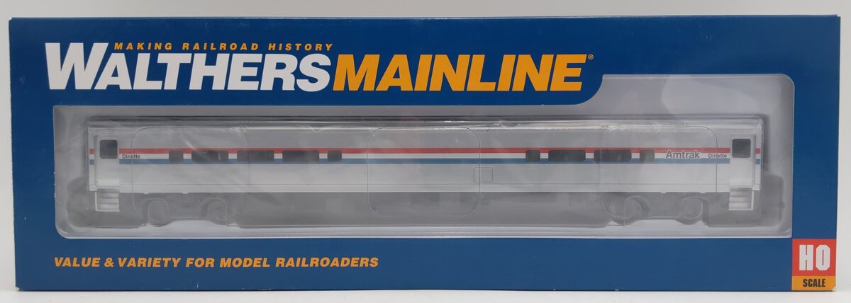 Walthers 910-31050 HO Amtrak Phase III 85' Horizon Cafe/Club Food Service Car NIB
